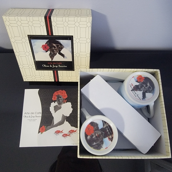 Arte de Café Obras de Jorge Severino Colección Limitada Espresso Set - Picture 6 of 12